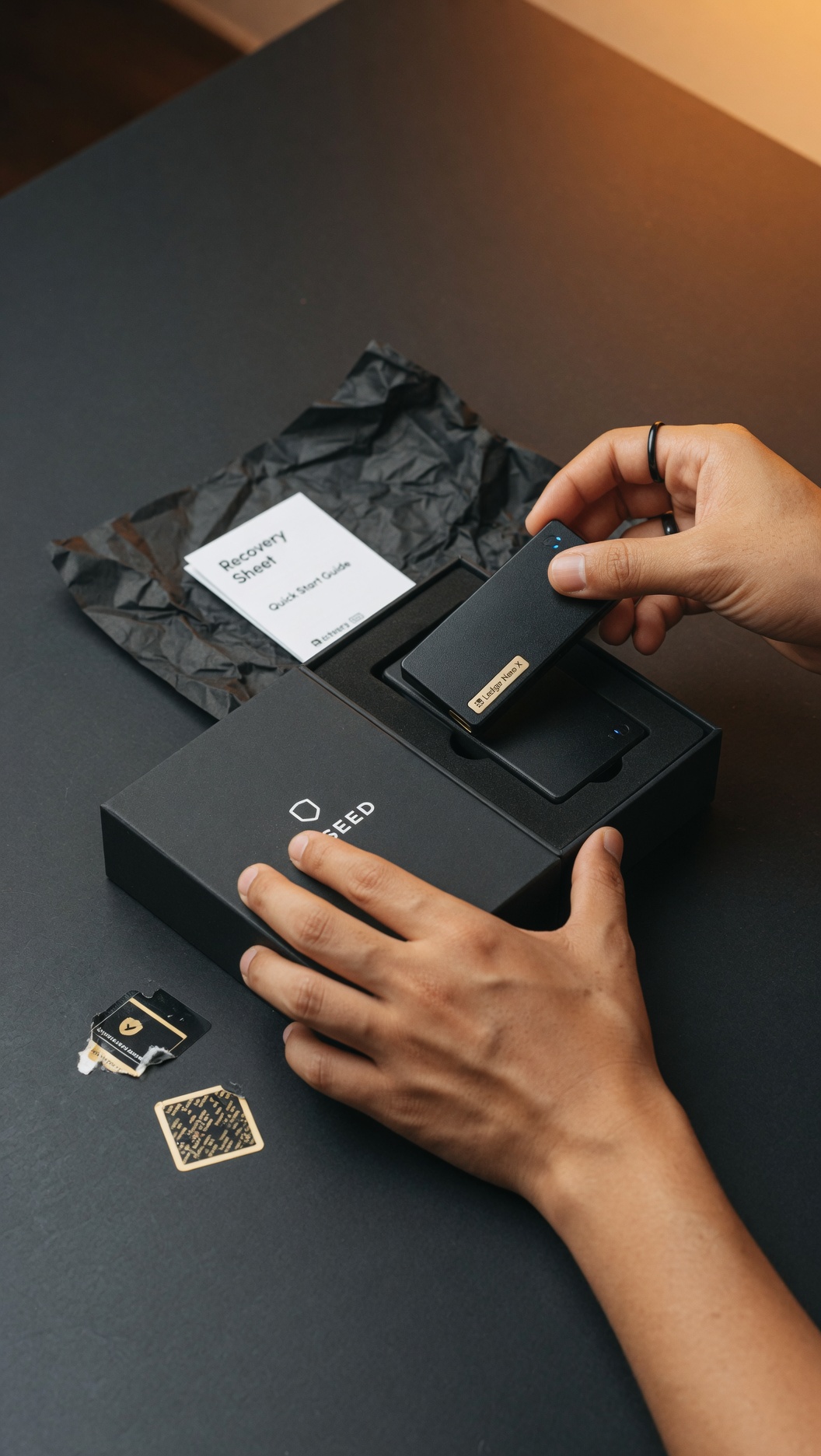 First-time hardware wallet custody setup for new bitcoin holders