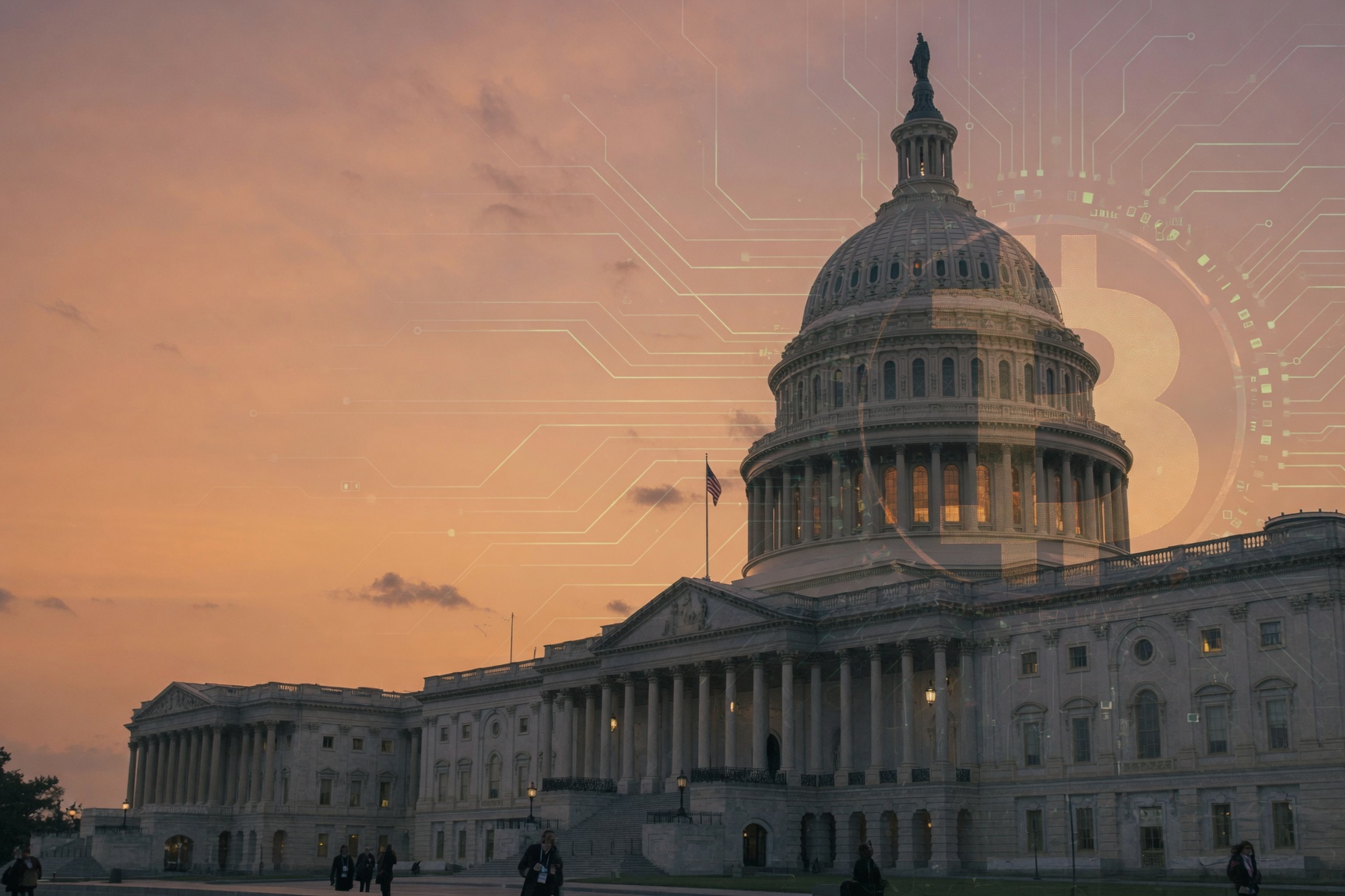 Bitcoin policy context with federal institutions and market signals